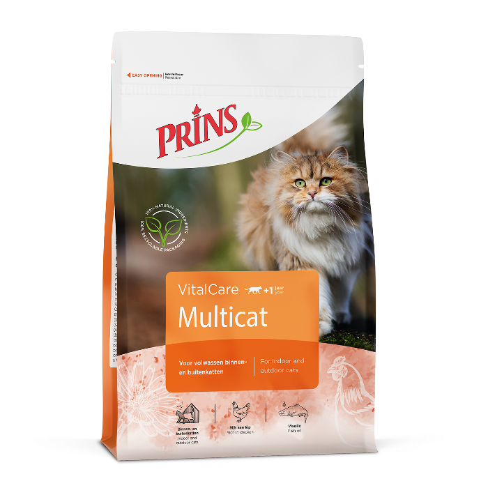 Prins VitalCare Multicat kattenvoer 1