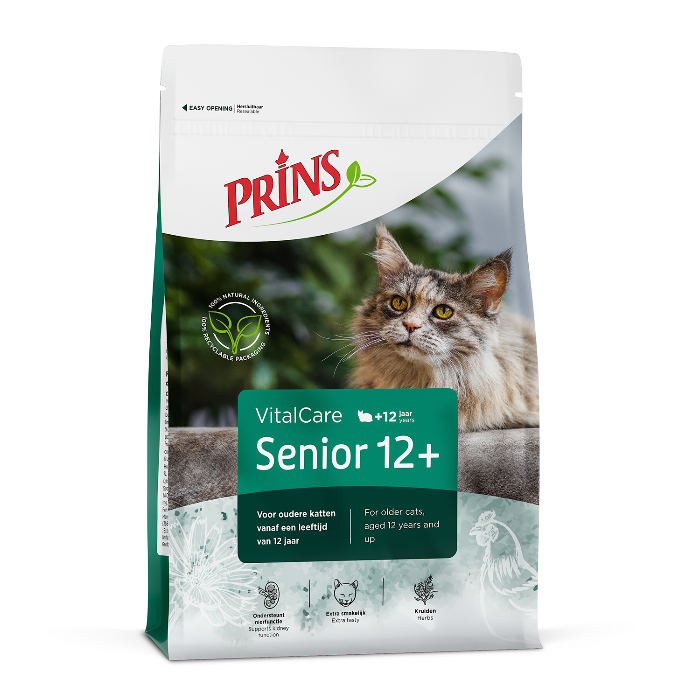 Prins Vitalcare Senior 12+ kattenvoer 1