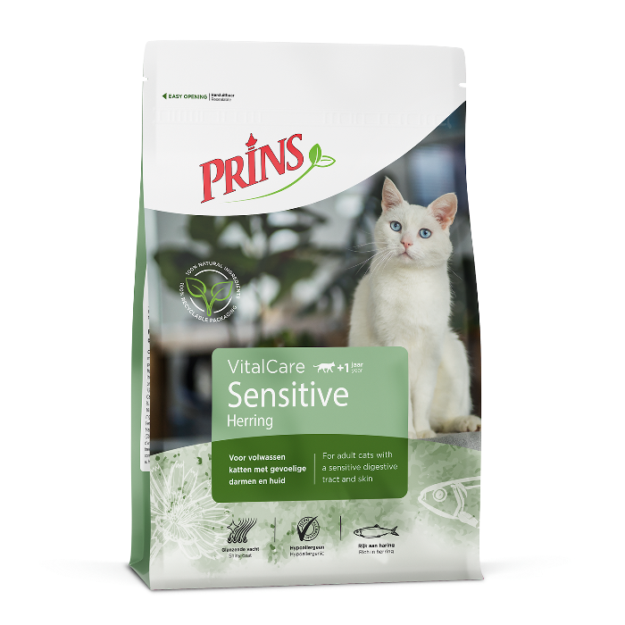Prins Vitalcare Sensitive Haring kattenvoer 4kg