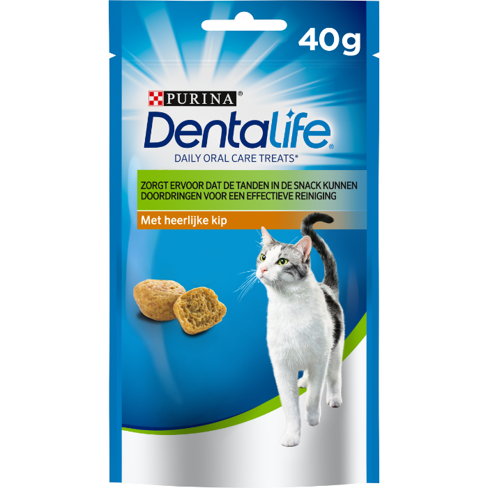 Purina DentaLife Daily Oral Care kattensnacks kip