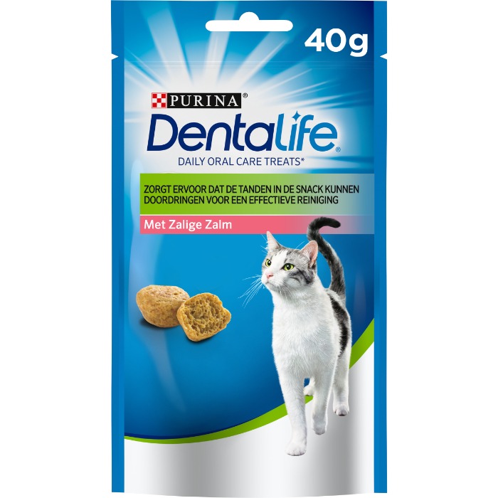 Purina DentaLife Daily Oral Care kattensnacks zalm