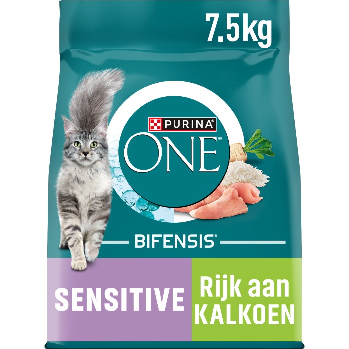 Purina One Sensitive Rijk aan Kalkoen en Rijst kattenvoer 7