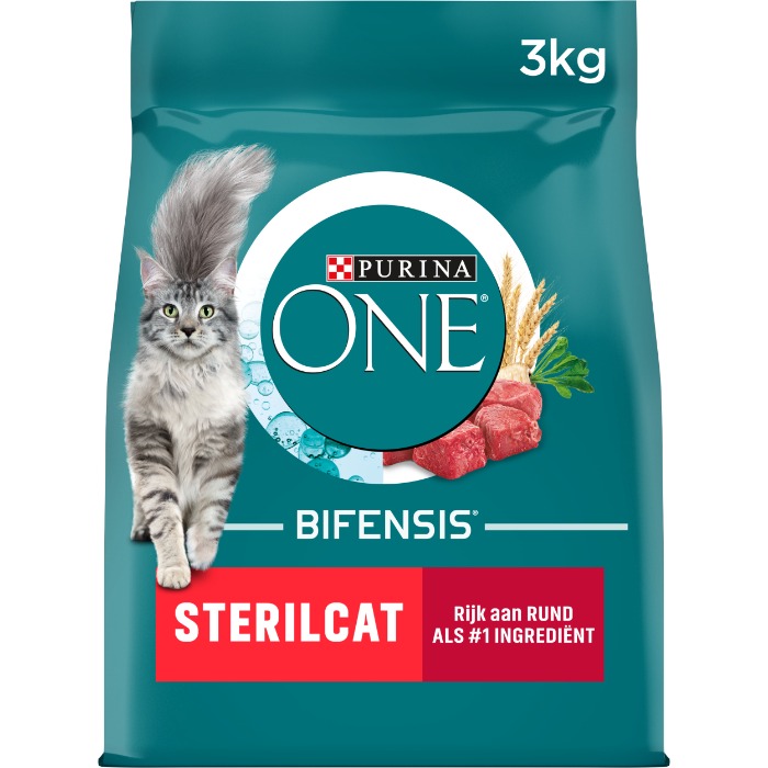Purina One Sterilcat Rund/Tarwe 3kg
