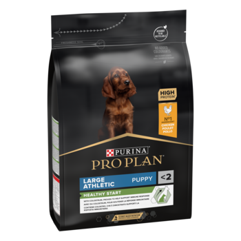 Purina Pro Plan Puppy Large Athletic 3kg Kip (LET OP! THT: 10-2025)