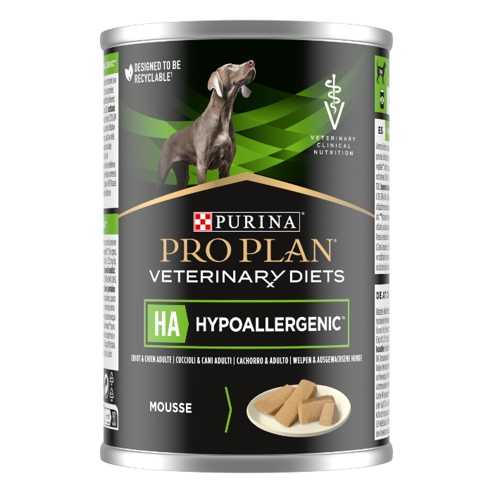Purina Pro Plan Veterinary Diets Canine HA Hypoallergenic Mouse natvoer hond 400gr