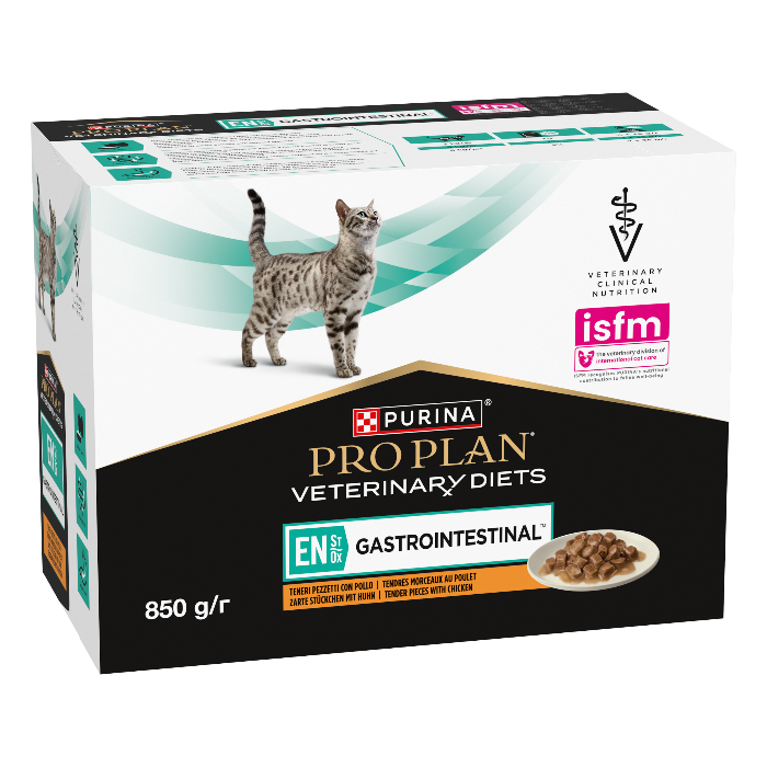 Purina Pro Plan Veterinary Diets EN St/Ox Gastrointestinal Kip natvoer kat (10 x 85 gram)
