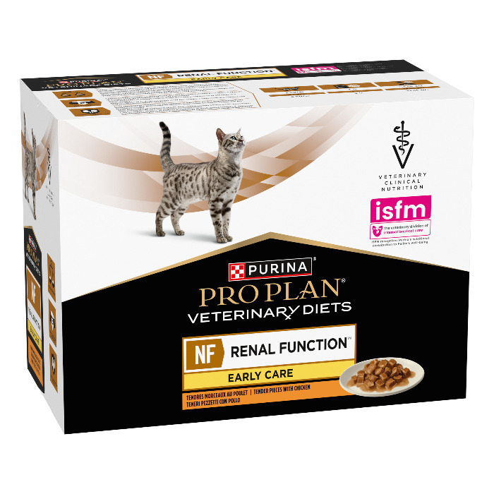 Purina Pro Plan Veterinary Diets Feline NF Early Care Renal Function Kip natvoer kat 10x85gr