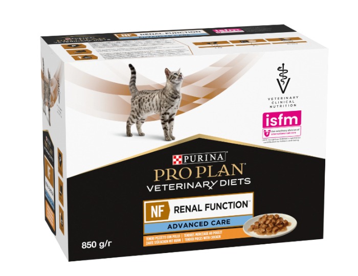 Purina Pro Plan Veterinary Diets NF Advanced Care Renal Function Kip natvoer kat (10 x 85 gram)