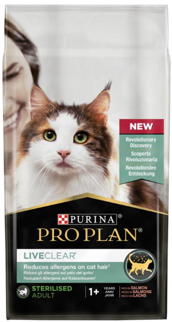 Purina Pro Plan liveclear sterilised zalm kat 1