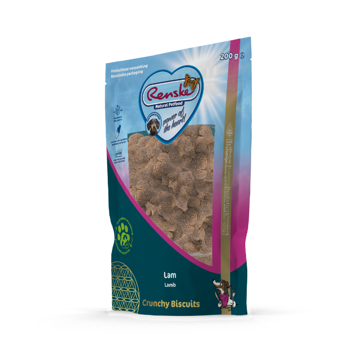 Renske Gezonde Beloning Crunchy Hondensnack Lam 200gr