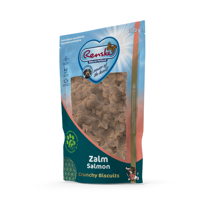 Renske Gezonde Beloning Crunchy Hondensnack Zalm 1100gr