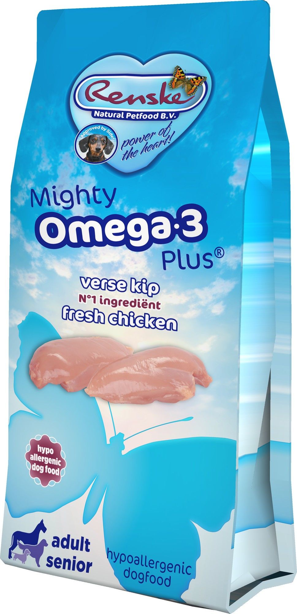 Renske Mighty Omega Plus - Verse Kip hond 3kg