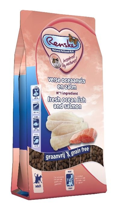 Renske Super Premium Adult Maxi Verse Oceaanvis/Zalm kattenvoer 1
