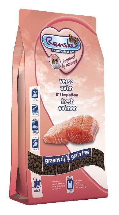 Renske Super Premium Kat Adult verse Zalm 400gr