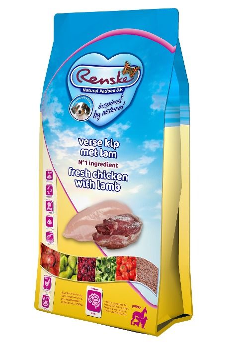 Renske Super Premium Puppy kip met lam hondenvoer 2kg