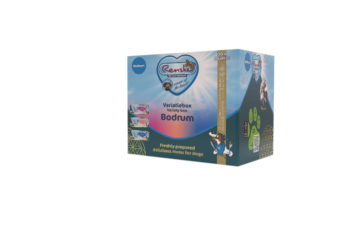 Renske variatie box Bodrum 30x95gram hondenvoer