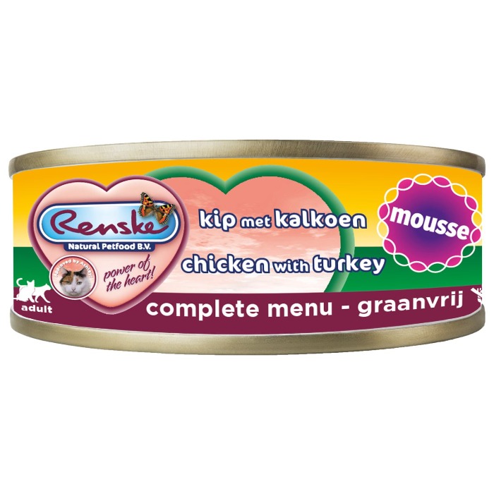 Renske verse mousse kip 70gr kattenvoer