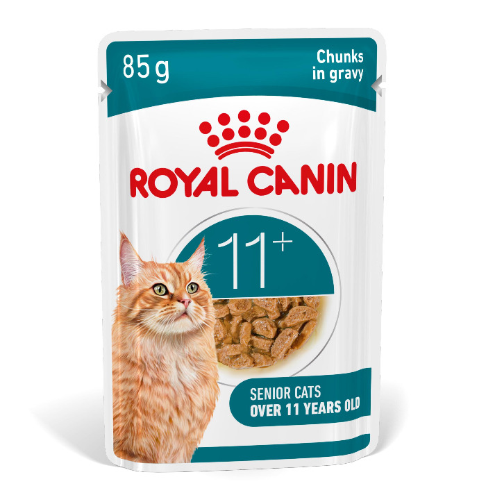 Royal Canin FHN Ageing 11+ in Gravy (saus) natvoer kat 12 x 85 gram