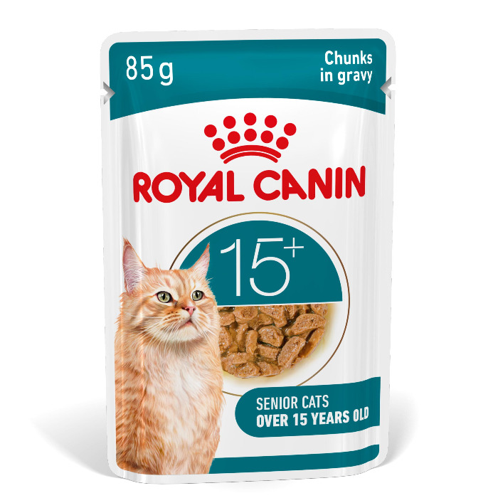 Royal Canin FHN Ageing 15+ in Gravy natvoer kat 12 x 85 gram