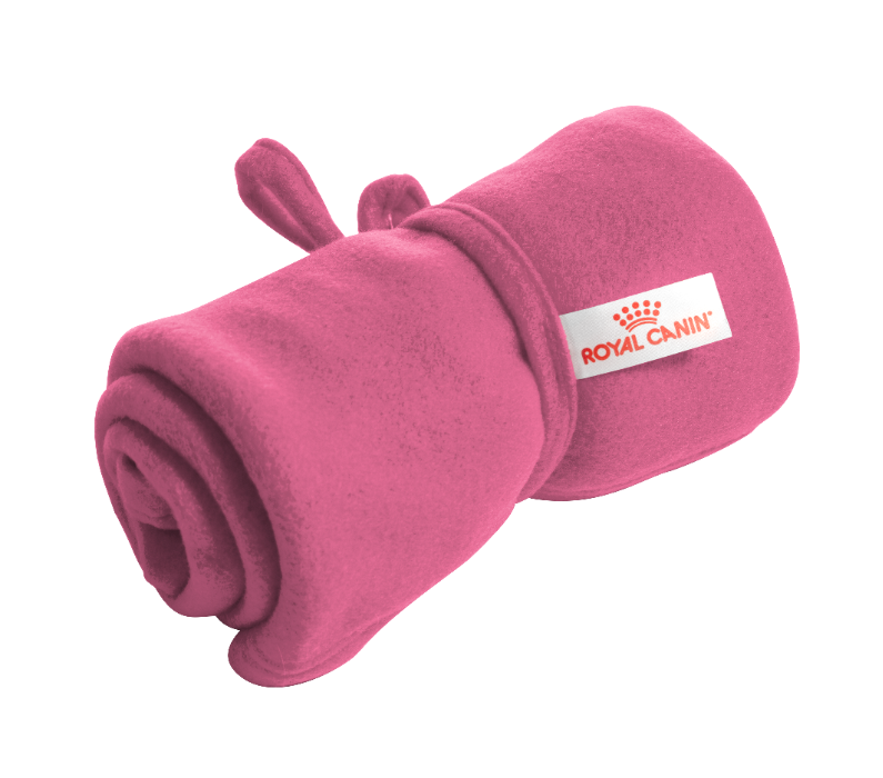 Royal Canin Fleece Deken kitten roze