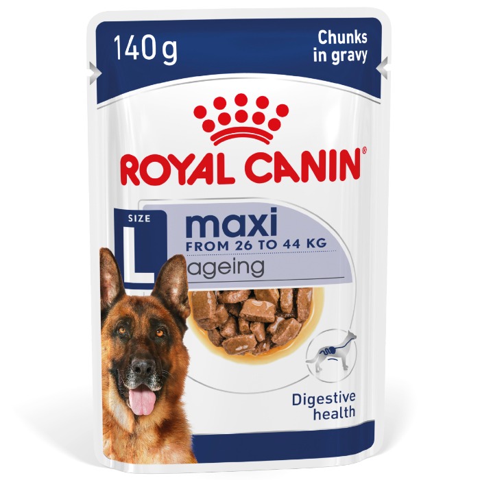 Royal Canin Maxi Ageing (senior) natvoer hondenvoer zakjes 10x140g