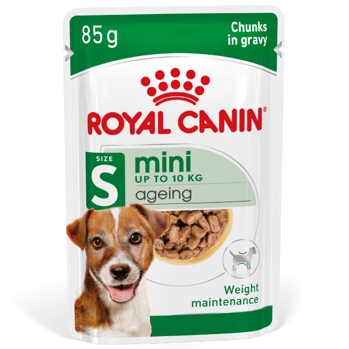 Royal Canin Mini Ageing (senior) natvoer hondenvoer zakjes 12x85g