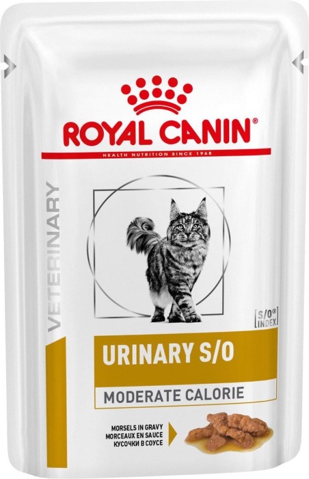 Royal Canin urinary S/O kattenvoer moderate calorie 12x85g natvoer