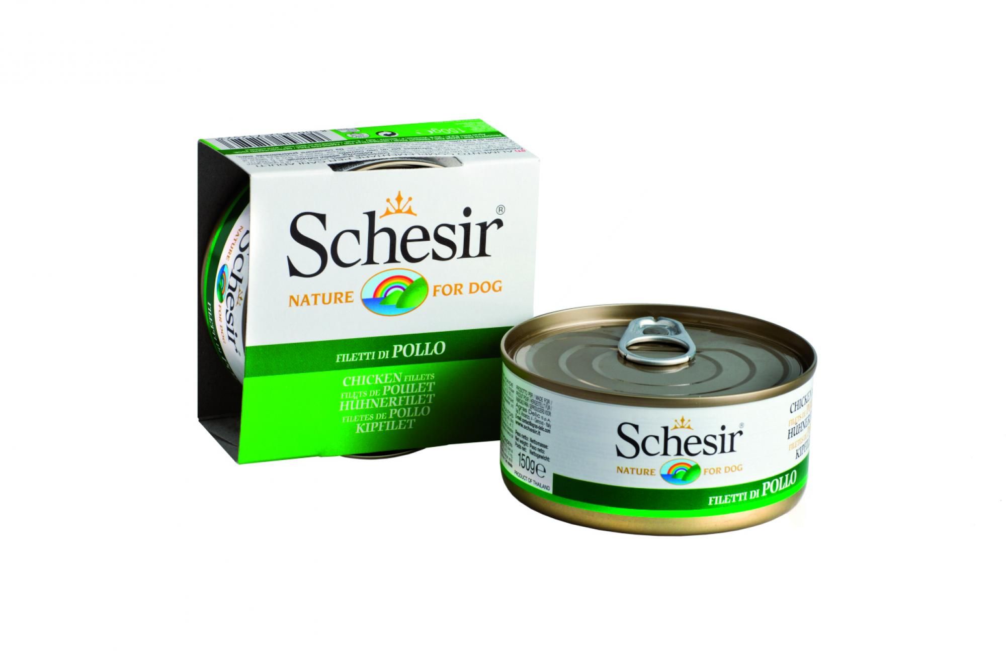 Schesir Hond Gelei Kip 150gr