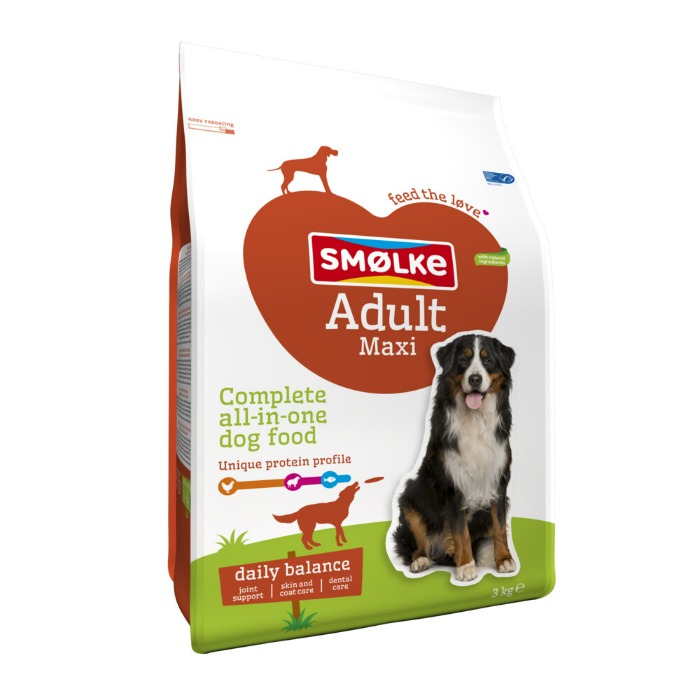 Smølke Adult Maxi hondenvoer 3kg