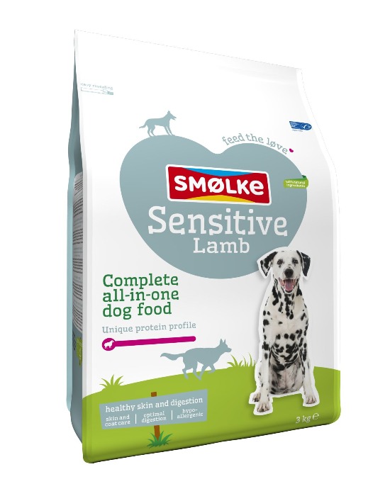 Smølke Sensitive lam hond hondenvoer 3kg