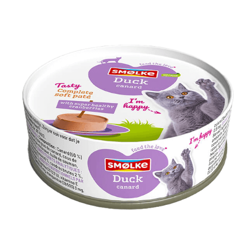 Smølke Soft Paté Eend kattenvoer 80 gram