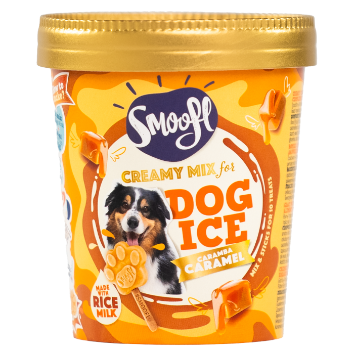 Smoofl Hondenijs mix creamy caramel 160 gram