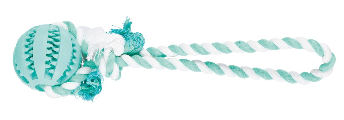 Trixie Denta Fun Flostouw met Bal