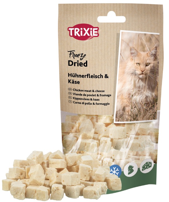 Trixie Freeze Dried Kippenvlees & Kaas kattensnacks