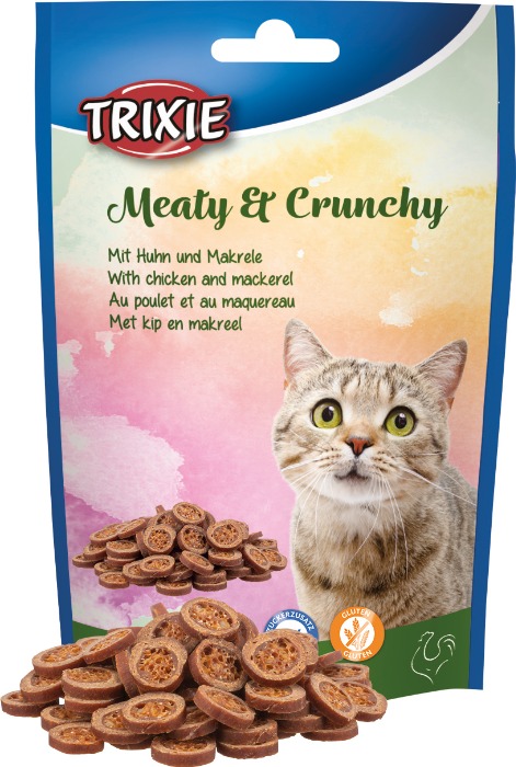 Trixie Meaty & Crunchy Kip&Makreel kattensnacks 50 gram