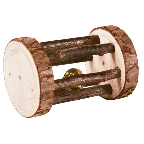 Trixie Natural Living speelrol met belletje konijn/knager 5x7 cm