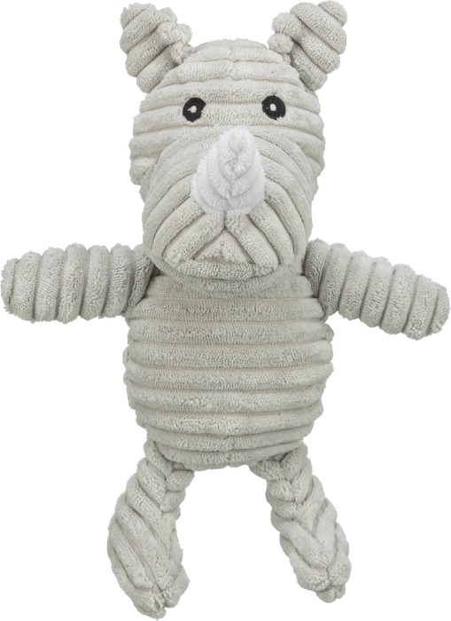 Trixie Neushoorn hondenspeelgoed pluche 27 cm