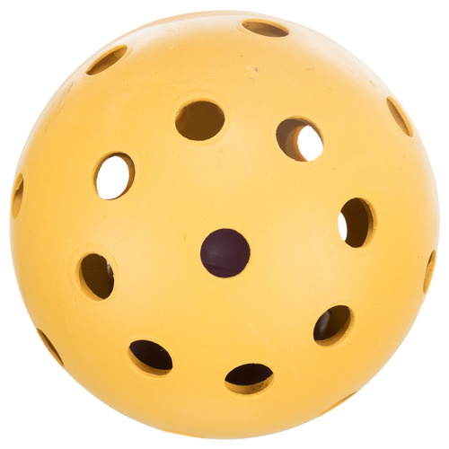 Trixie rubber gatenbal met bel blind/slechtziend hondenspeelgoed