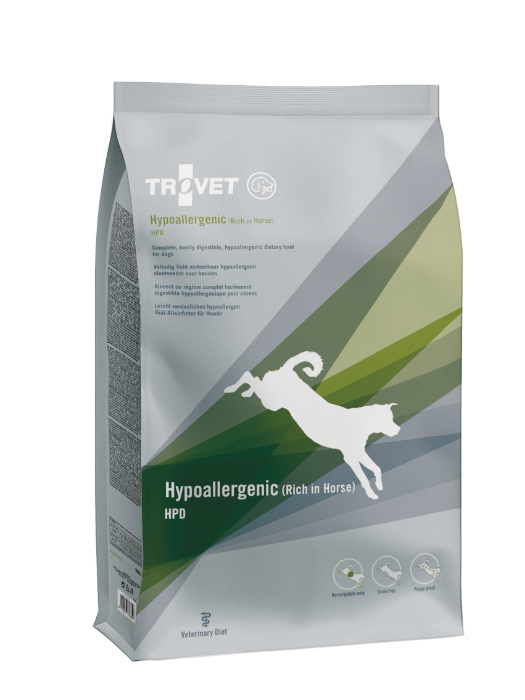 Trovet Hypoallergenic Paard HPD Hond 10kg