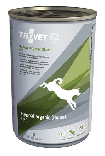Trovet Hypoallergenic Paard HPD hond natvoer 6x400gr