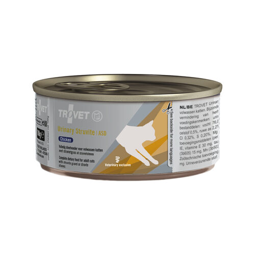 Trovet Urinary Struvite ASD kip kat natvoer 12x100gr