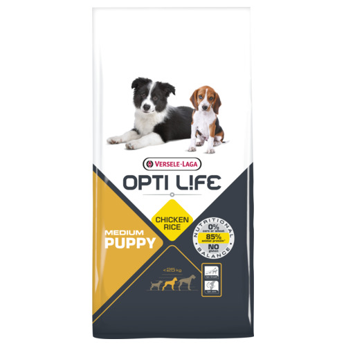 Versele Laga Opti Life puppy medium hondenvoer 12