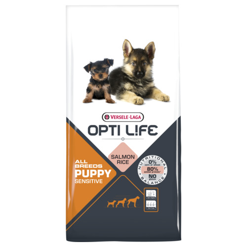 Versele Laga Opti Life puppy sensitive all breeds hondenvoer 12