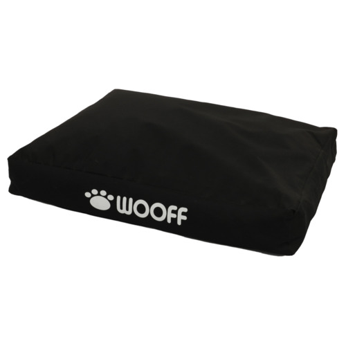 Wooff All Weather Matras ortho Zwart Medium hondenkussen 75x55x15 cm