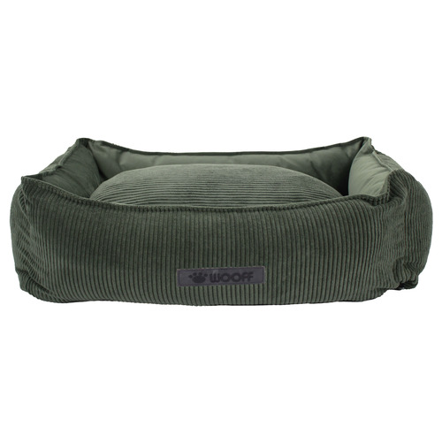 Wooff Mand Cocoon Rib Velours Olijfgroen Small 60 x 40 x 18 cm