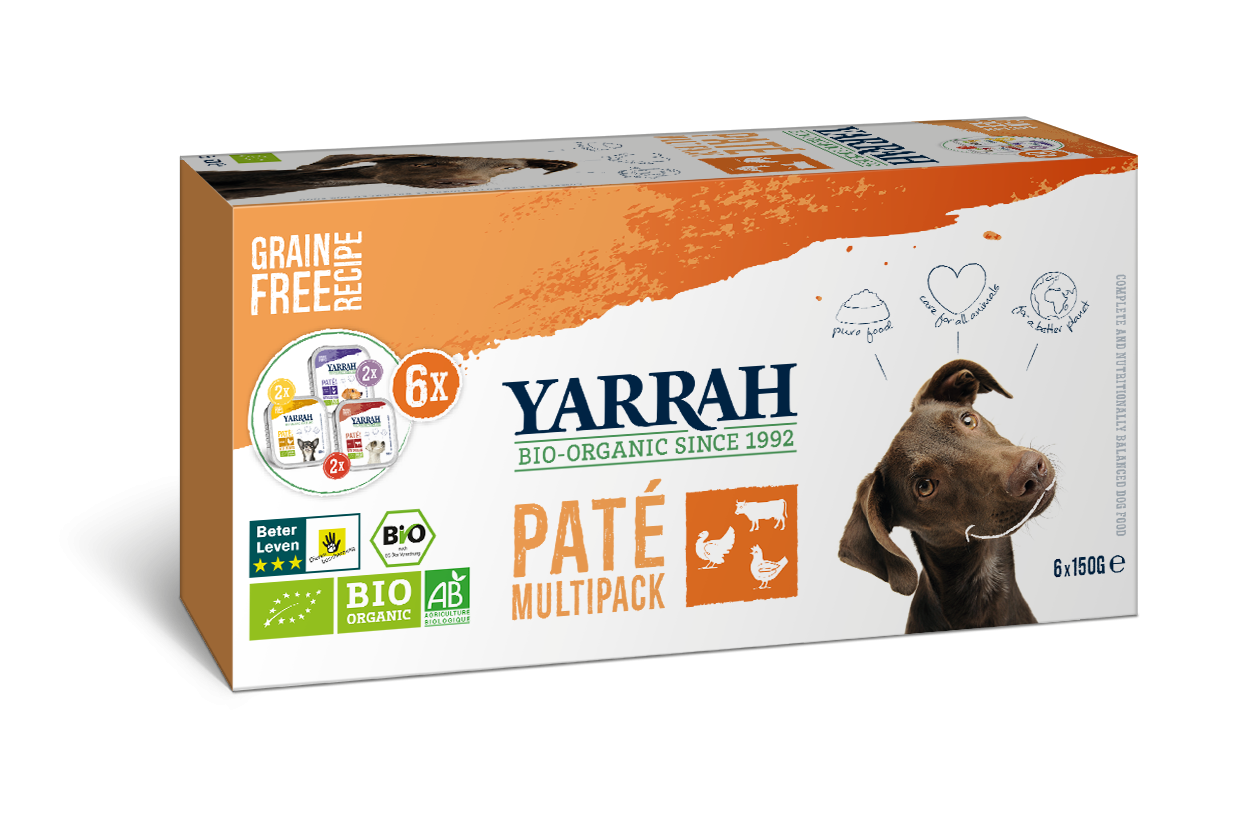 Yarrah Dog Alu Pate Multi-Pack 6x150gr (LET OP! THT 1-2026)