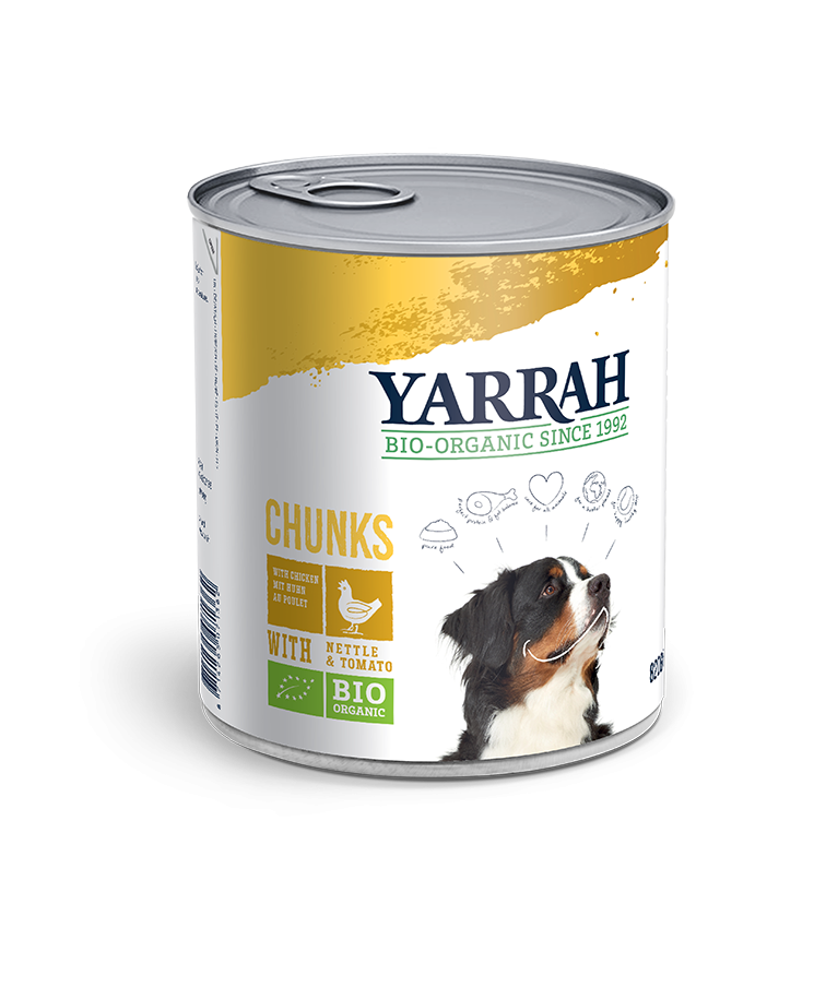Yarrah Dog Brokjes Saus Kip 820gr