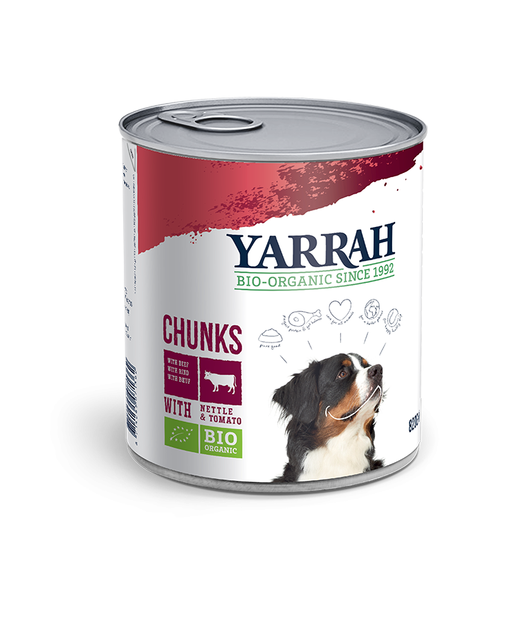 Yarrah Dog Brokjes Saus Rund 820gr