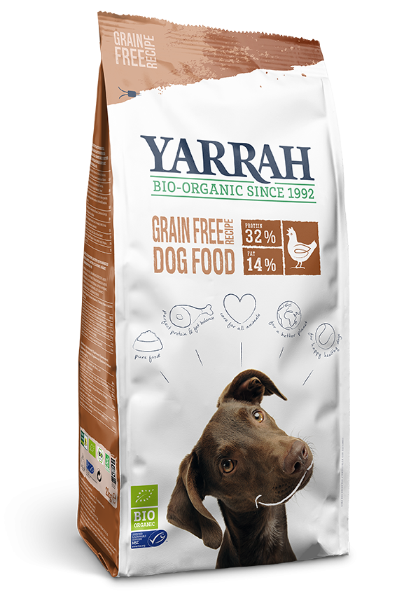 Yarrah Dog Droog Bio Graanvrij Kip&Vis 10kg