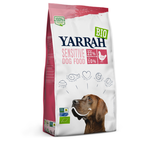 Yarrah Dog Droog Bio Sensitive Kip&Rijst 10kg